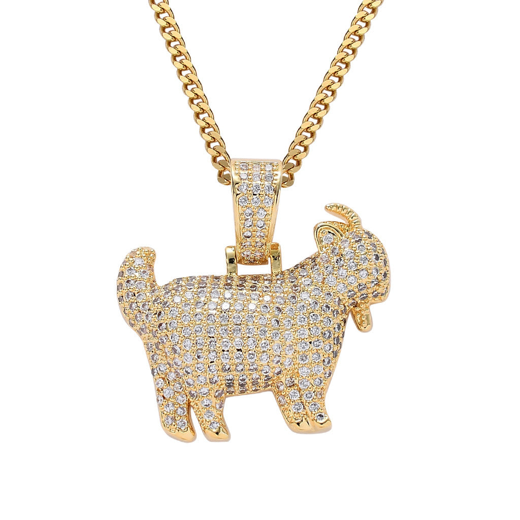 Hip Hop Fashion Copper Pendant Necklace for Men and Women