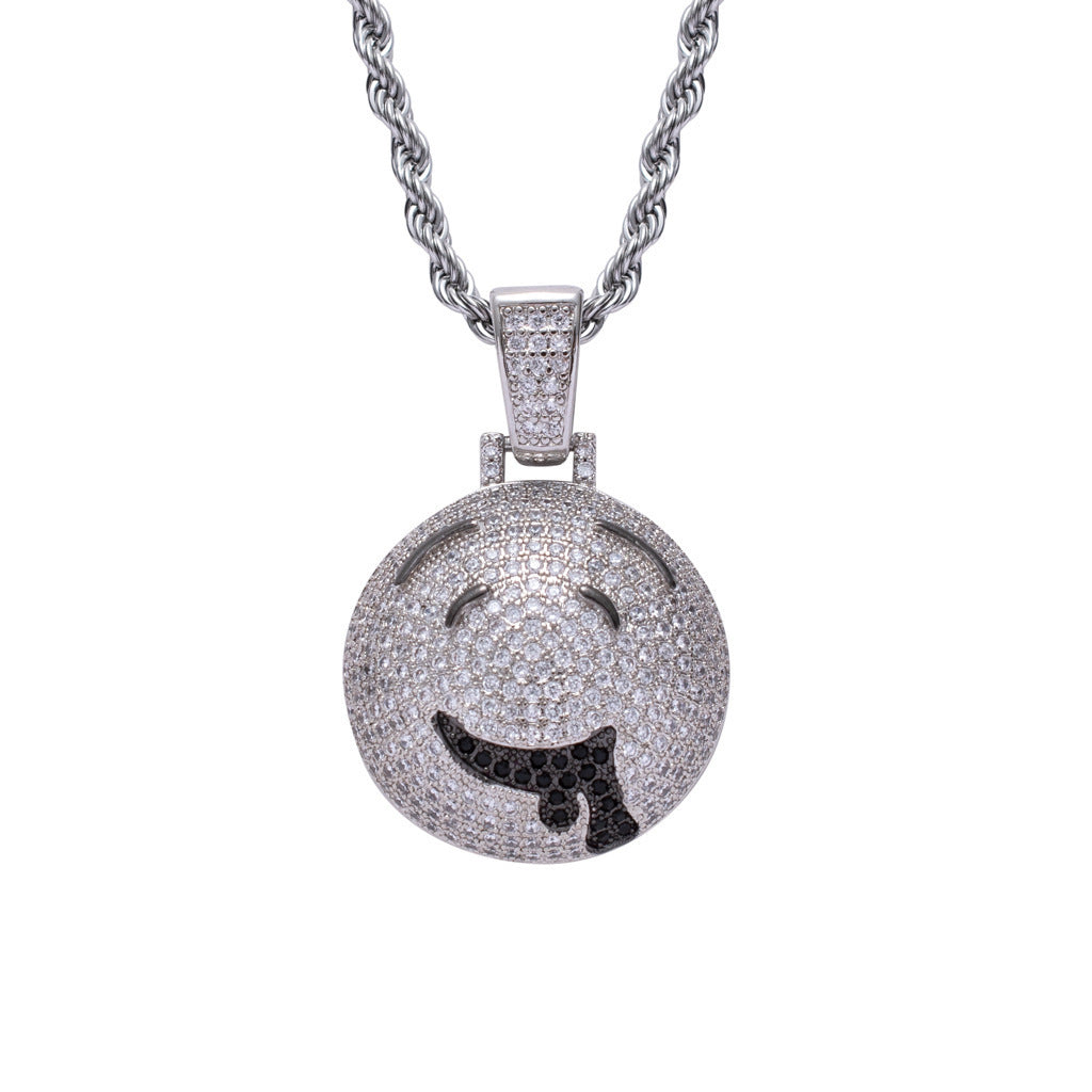 Hip Hop Fashion Copper Pendant Necklace for Men and Women