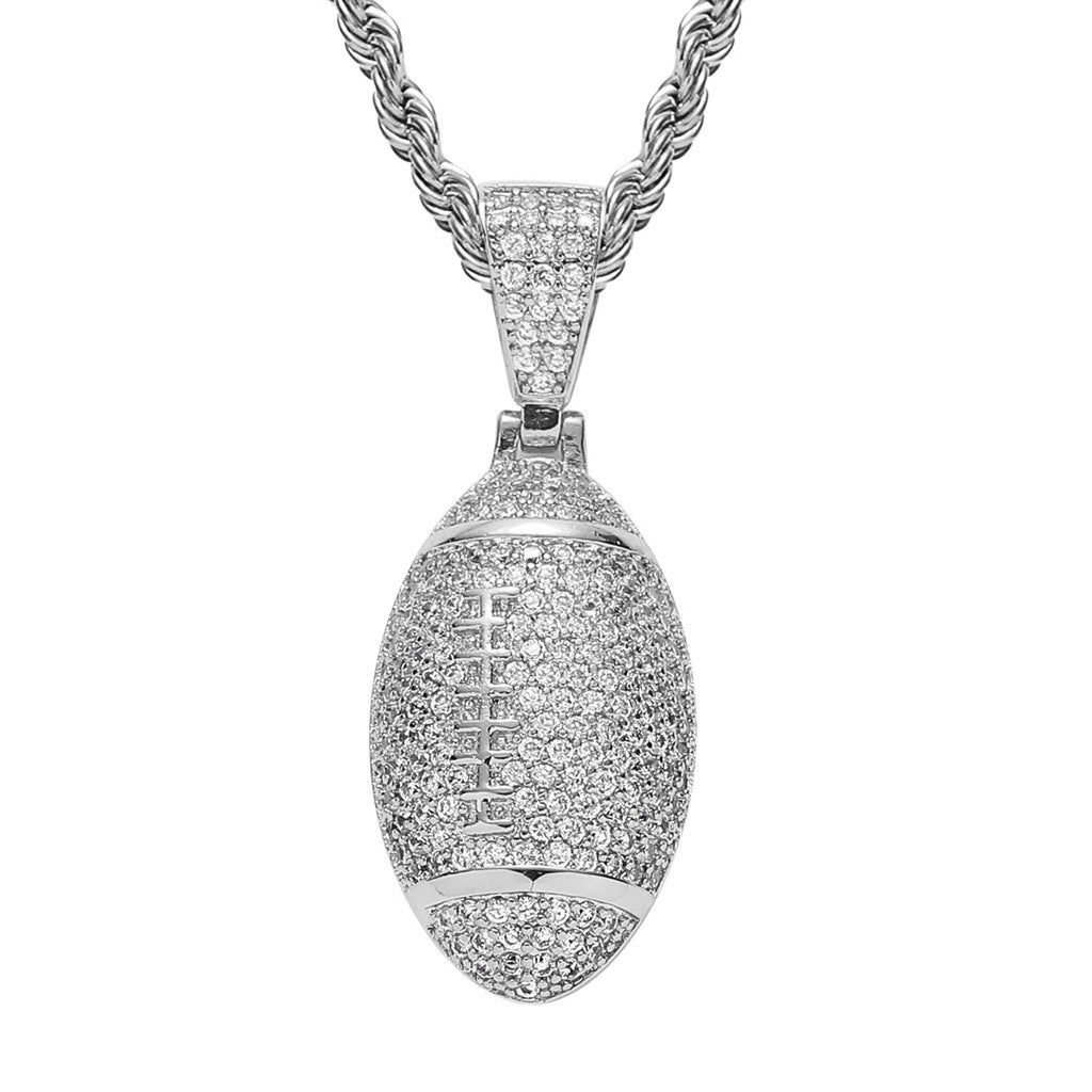 Hip Hop Fashion Copper Pendant Necklace for Men and Women
