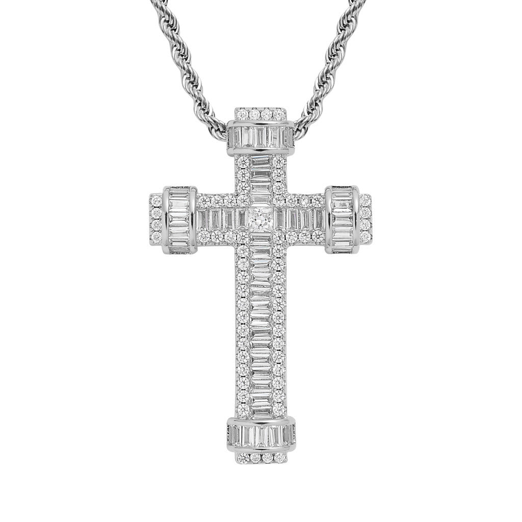 Fashion Cubic Zirconia Pendant Necklace for Men and Women