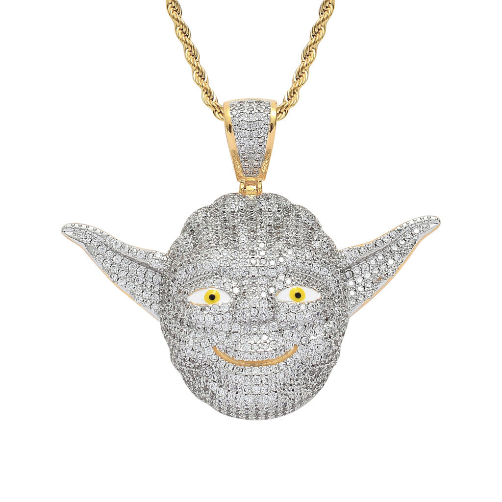 Hip Hop Fashion Stainless Steel Pendant Necklace for Men and Women