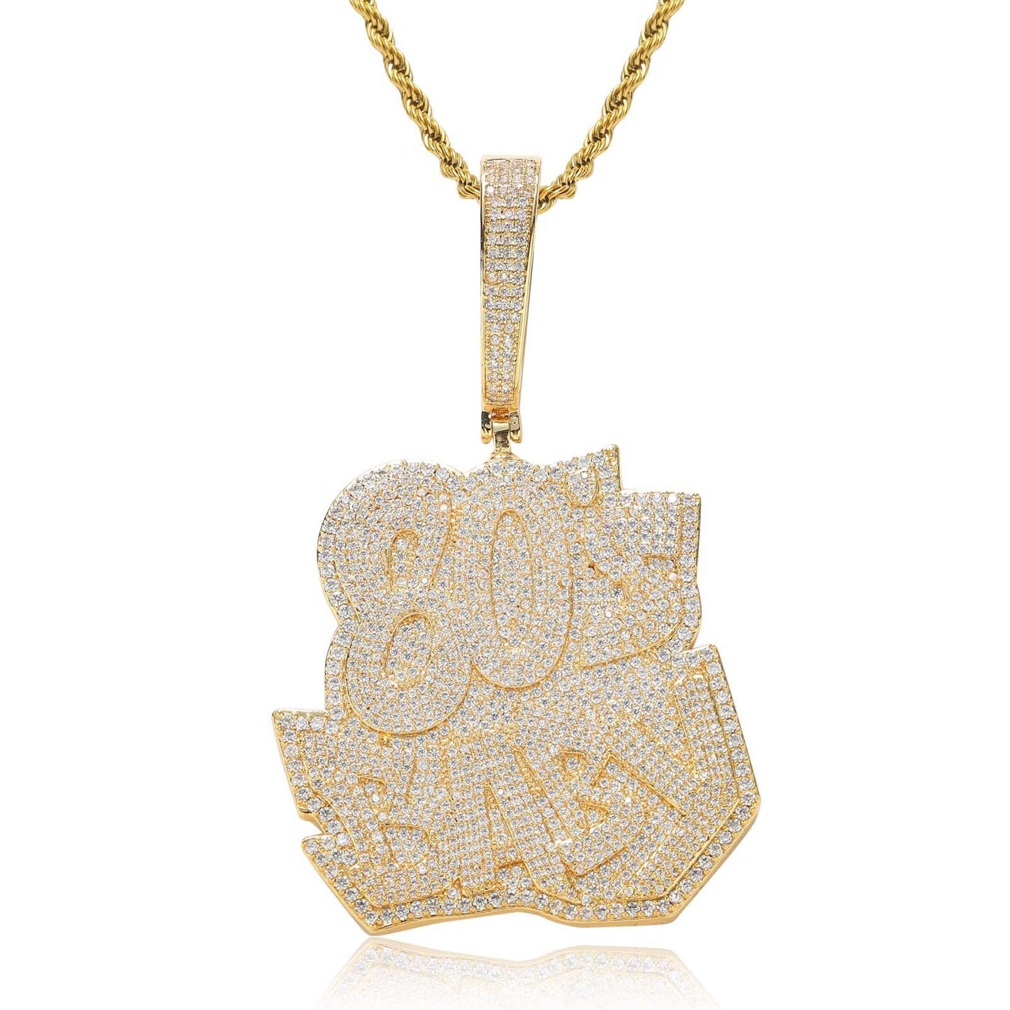 Hip Hop Fashion Copper Pendant Necklace for Men and Women