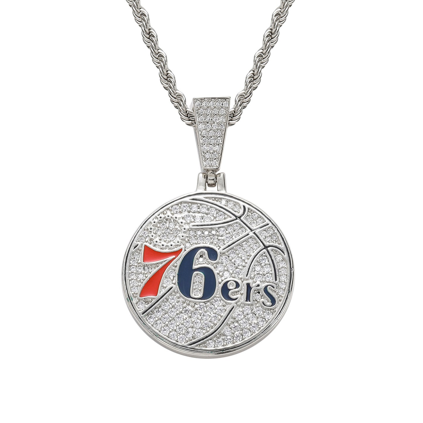 Hip Hop Cat Cubic Zirconia Pendant Necklace for Men and Women