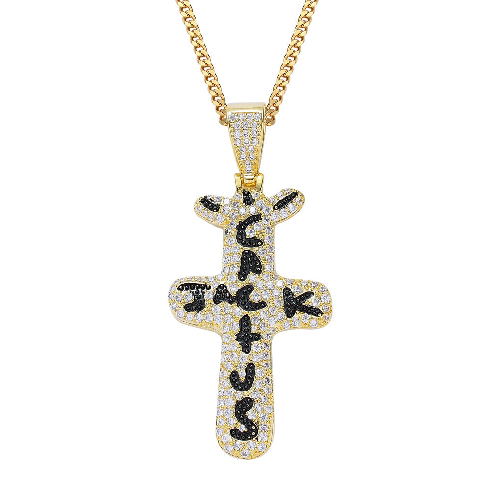 Hip Hop Cuban Link Cubic Zirconia Necklace for Men and Women