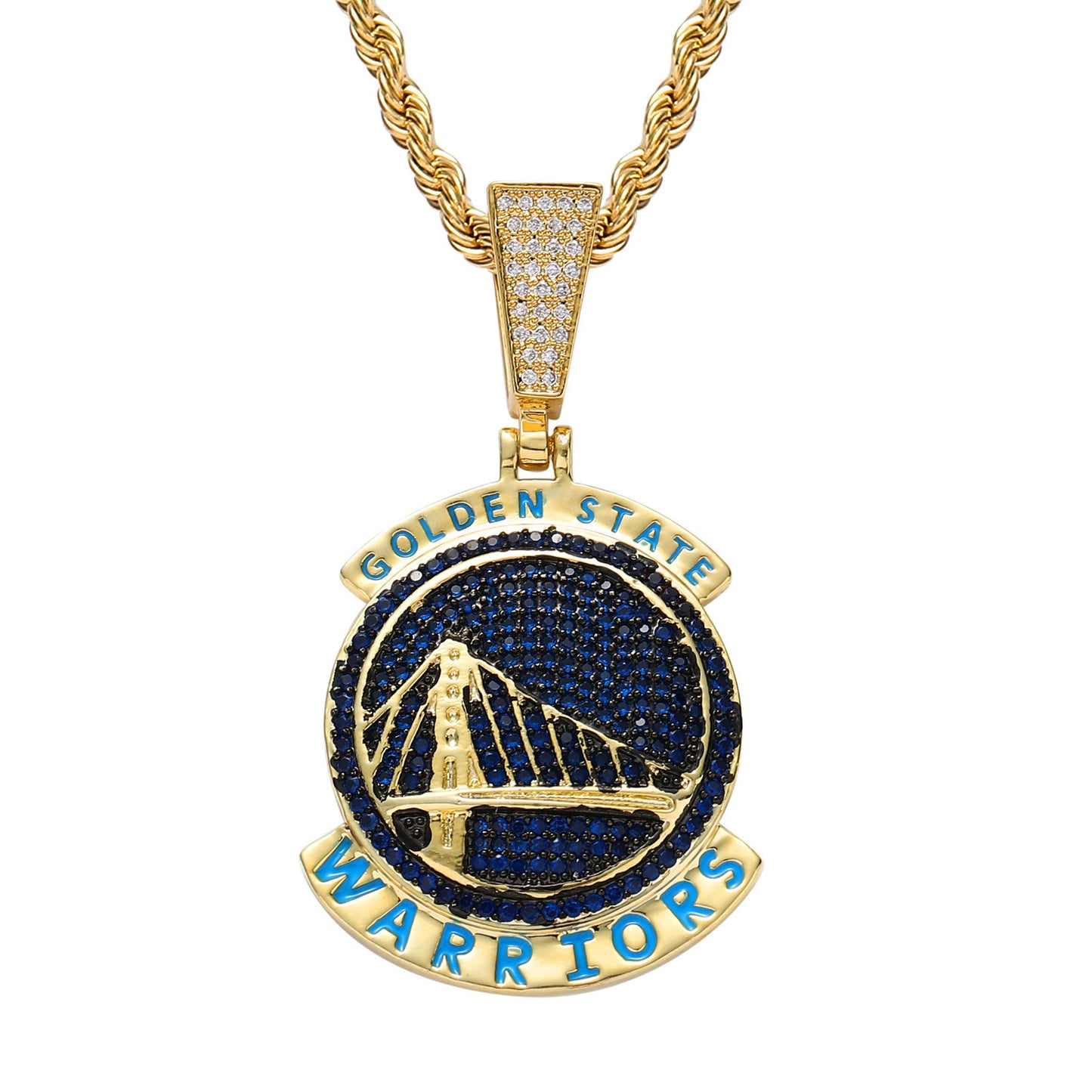 Hip Hop Panther Copper Pendant Necklace for Men and Women