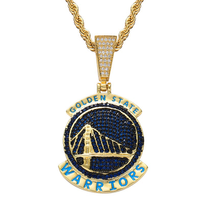 Hip Hop Panther Copper Pendant Necklace for Men and Women