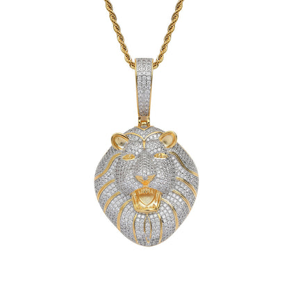 Hip Hop Fashion Cubic Zirconia Pendant Necklace for Men and Women