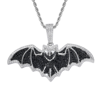 Hip Hop Vintage Fashion Cubic Zirconia Pendant Necklace for Men and Women