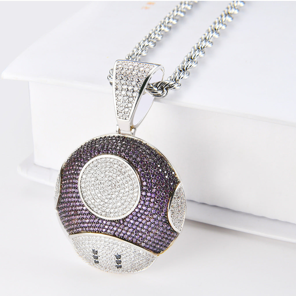 Hip Hop Fashion Copper Pendant Necklace for Men and Women