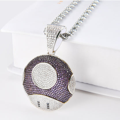 Hip Hop Fashion Copper Pendant Necklace for Men and Women