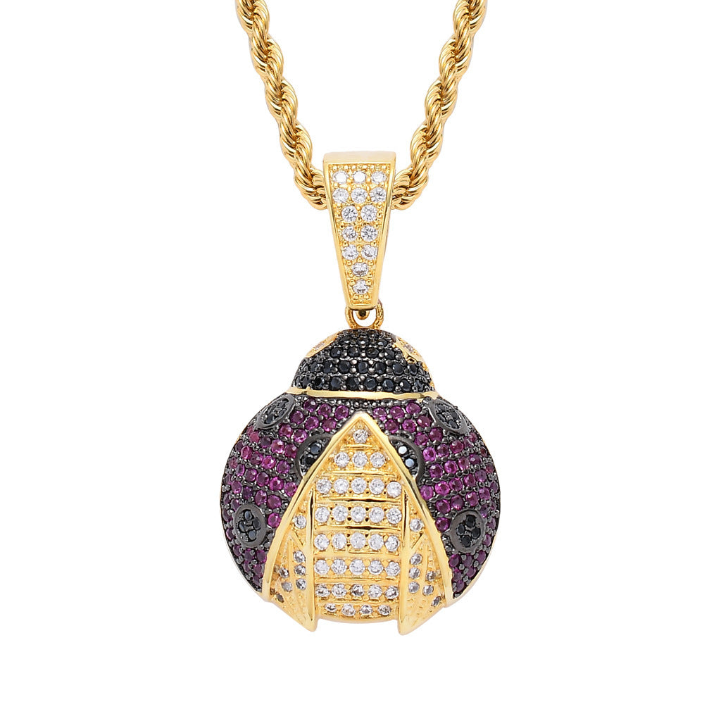 Hip Hop Vintage Fashion Copper Pendant Necklace for Men and Women