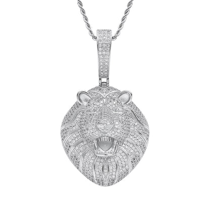 Hip Hop Fashion Cubic Zirconia Pendant Necklace for Men and Women