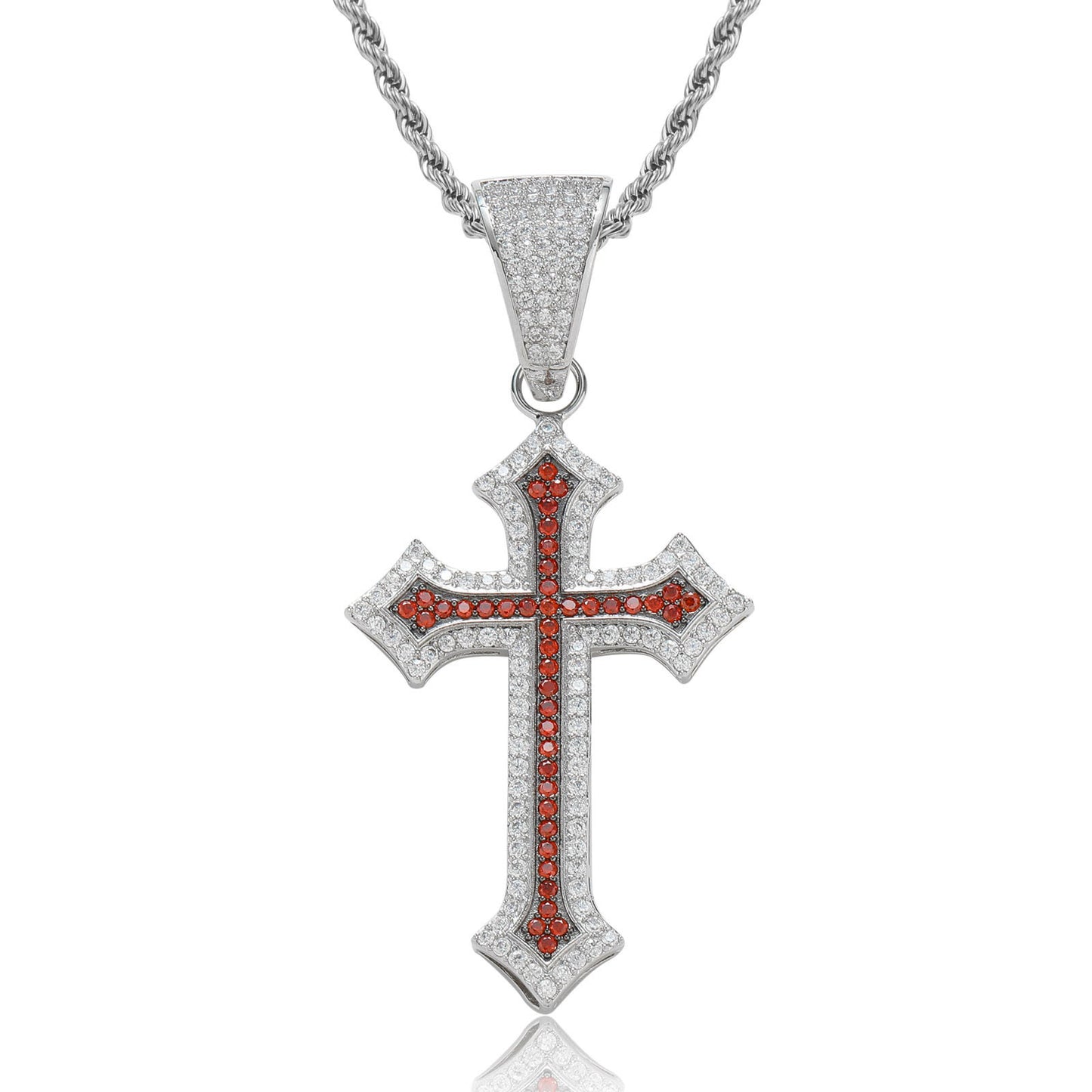 Hip Hop Fashion Cubic Zirconia Necklace for Men and Women