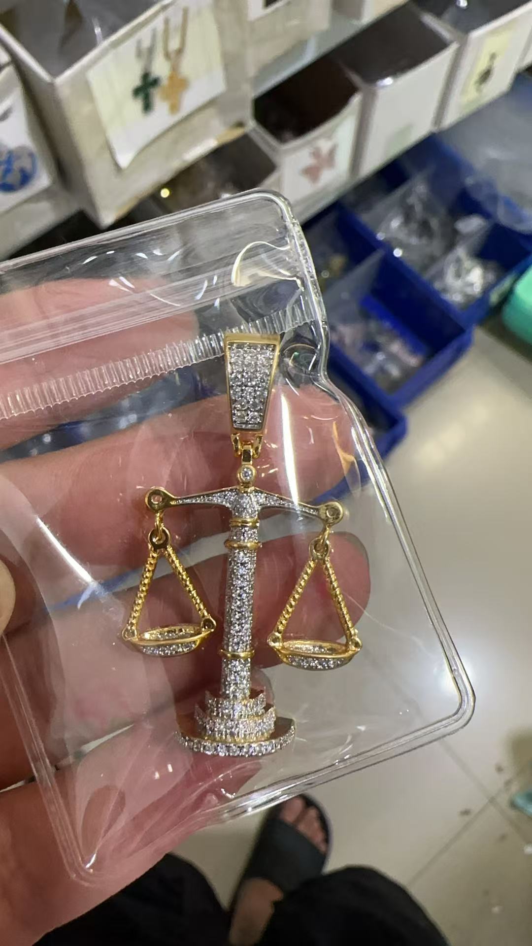 双色+3mm金色古巴链