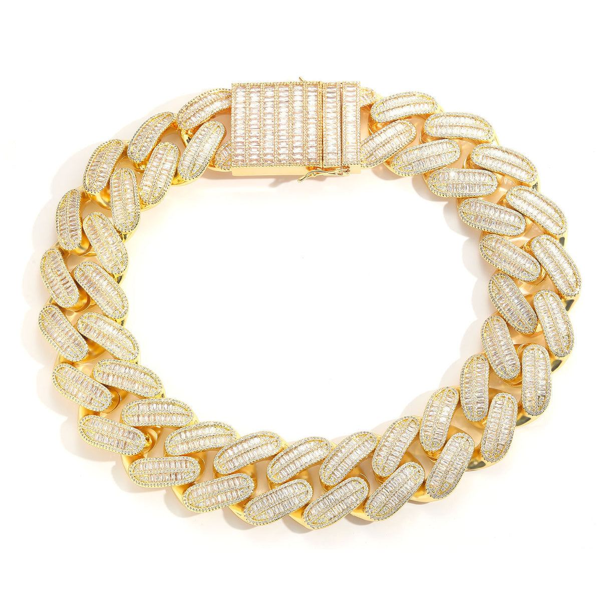Hip Hop Punk Fashion Cubic Zirconia Necklace for Men product image