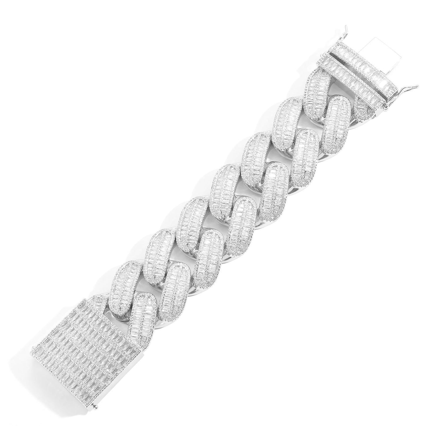 Hip Hop Cuban Link Copper Bracelet for Men