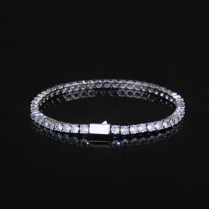 3-5 mm Round CZ Tennis Copper Bracelet - CHA005