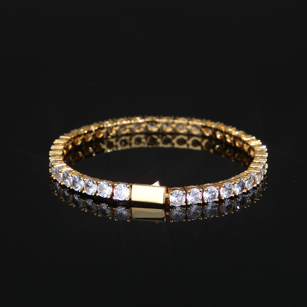 3-5 mm Round CZ Tennis Copper Bracelet - CHA005 product image