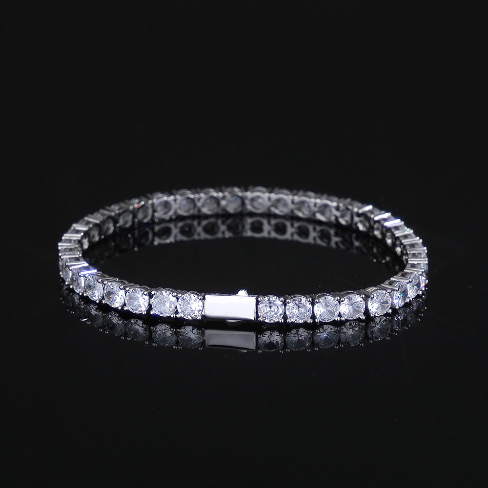 3-5 mm Round CZ Tennis Copper Bracelet - CHA005 product image