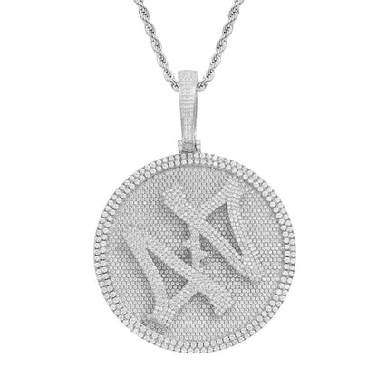 Hip Hop Fashion Cubic Zirconia Pendant Necklace for Men and Women