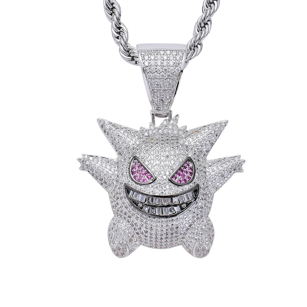 Hip Hop Fashion Copper Pendant Necklace for Men and Women