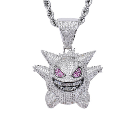 Hip Hop Fashion Copper Pendant Necklace for Men and Women