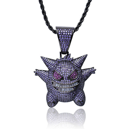 Hip Hop Fashion Copper Pendant Necklace for Men and Women