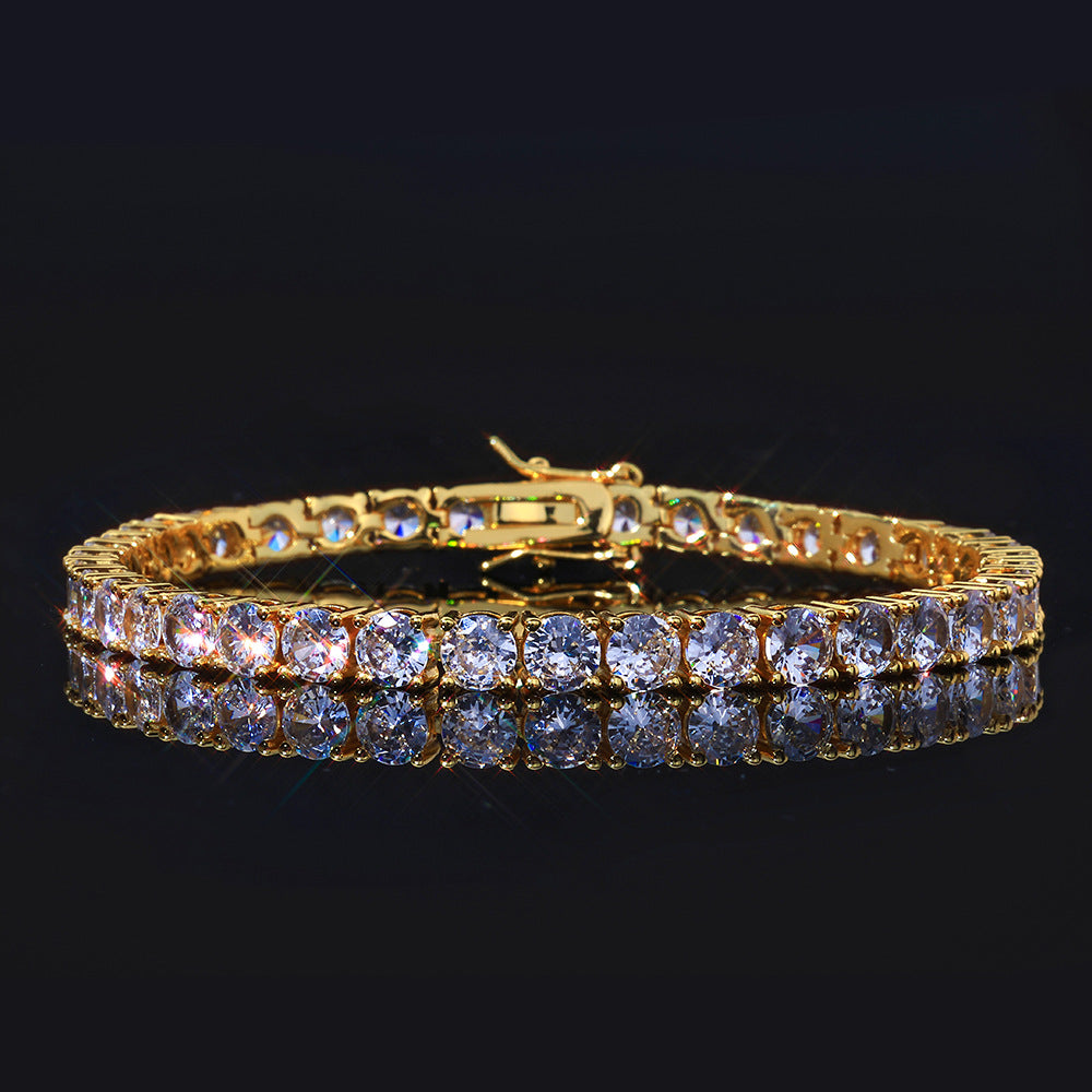 2-8 mm Round CZ Tennis Copper Bracelet - CHA003 product image