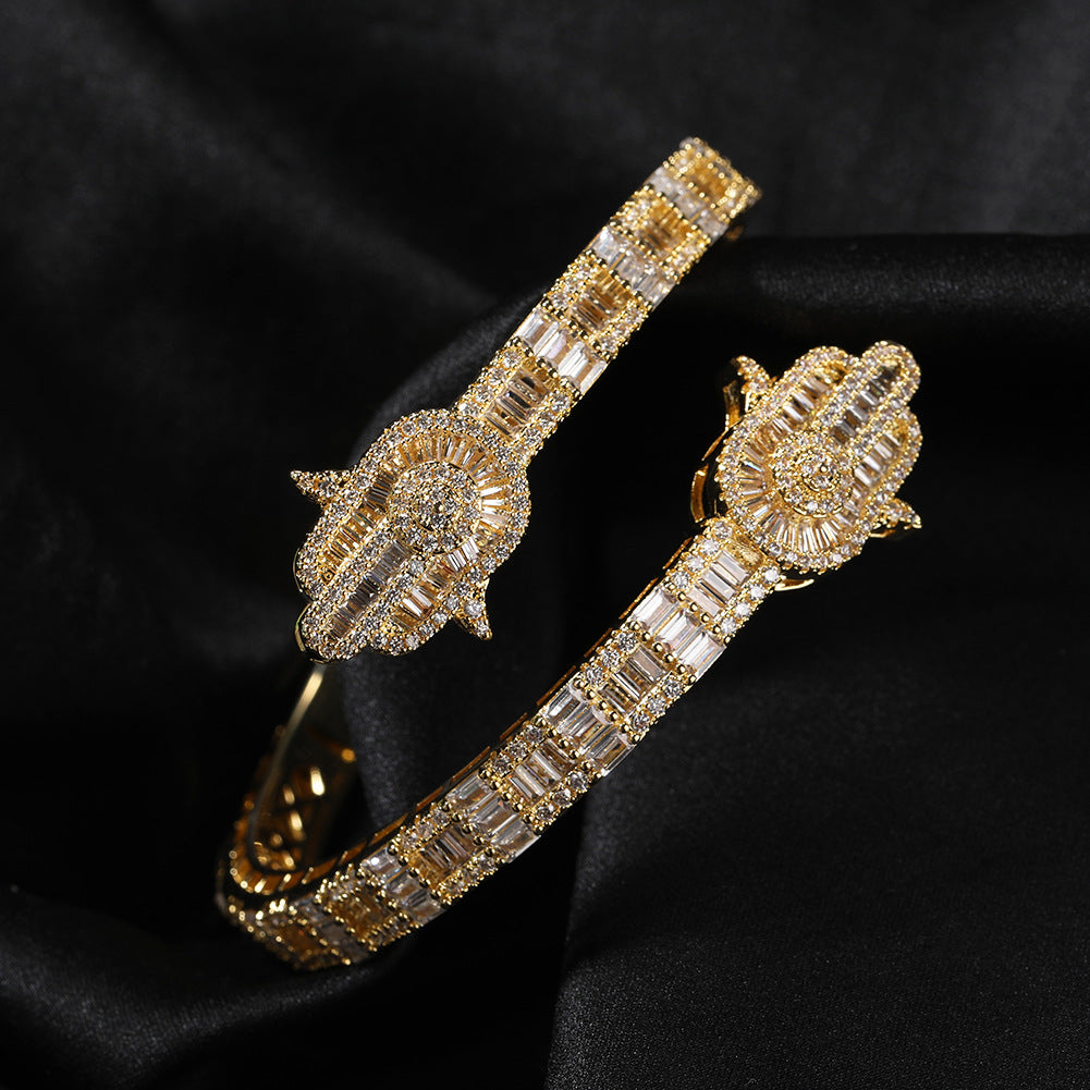 金色8inch手掌手镯 product image