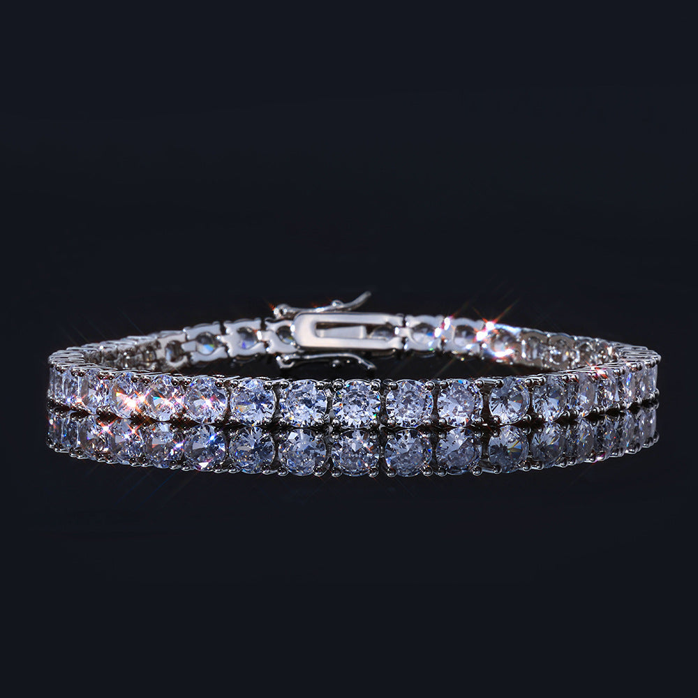 2-8 mm Round CZ Tennis Copper Bracelet - CHA003 product image