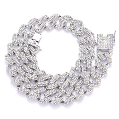 Hip Hop Cuban Link Alloy Necklace for Men