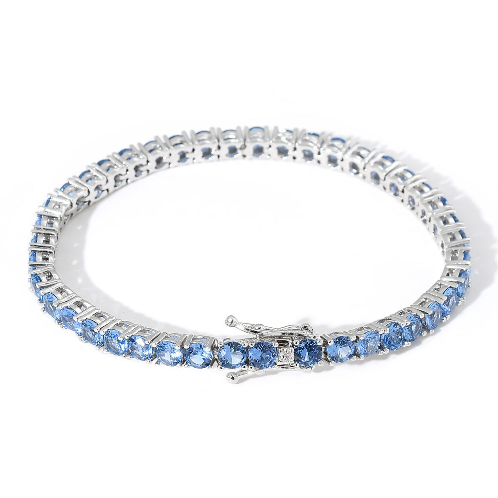 Hip Hop Light Luxury Fashion Cubic Zirconia Bracelet for Men and Women