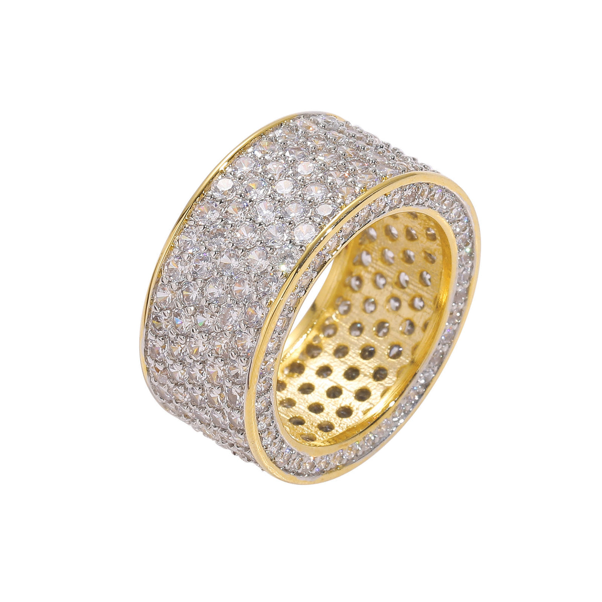 Hip Hop Minimalist Fashion Cubic Zirconia Ring for Men product image
