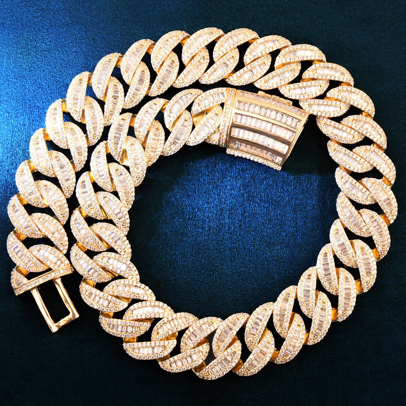 Iced Out Cuban Link Chain for Men