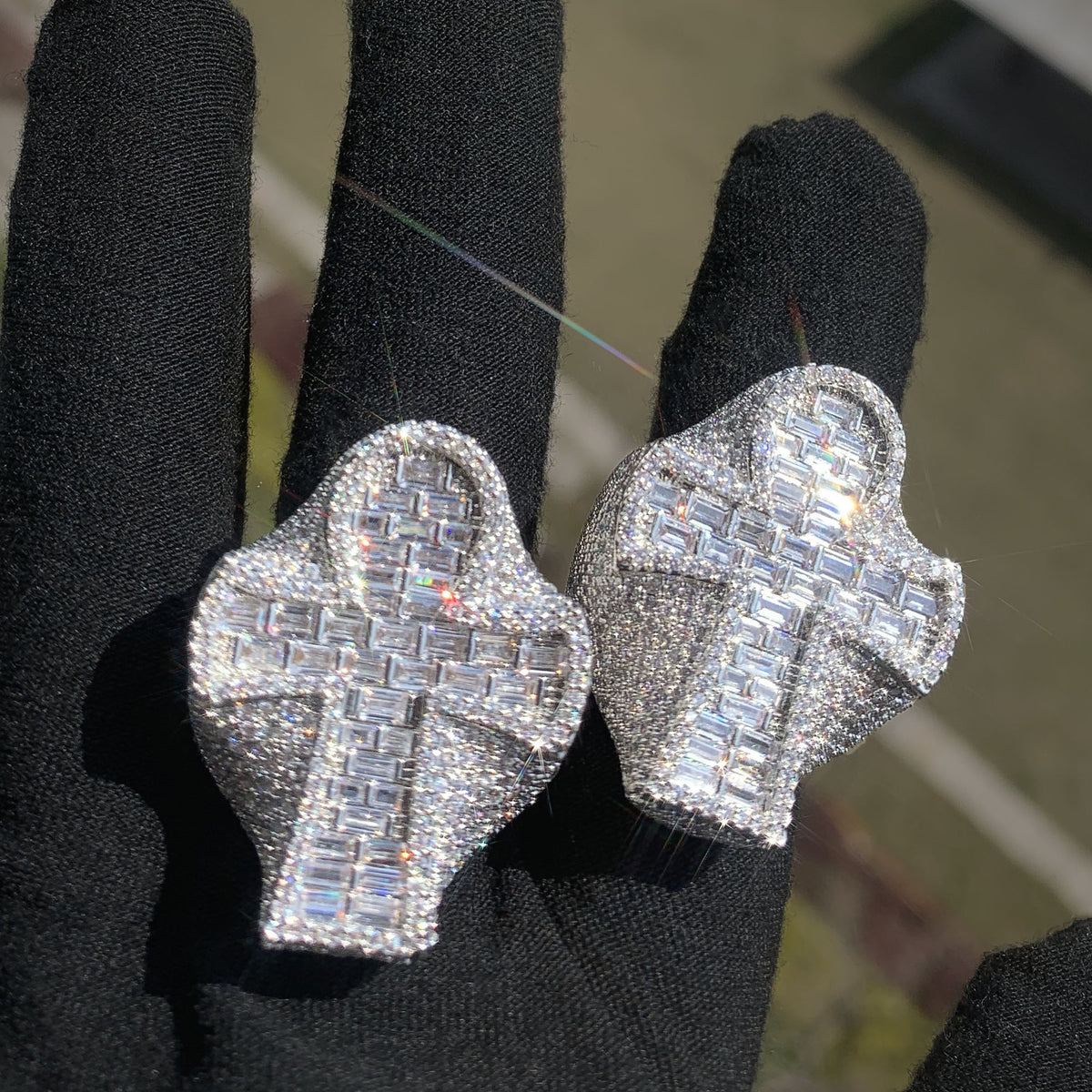 Iced Out Cross Ring product image