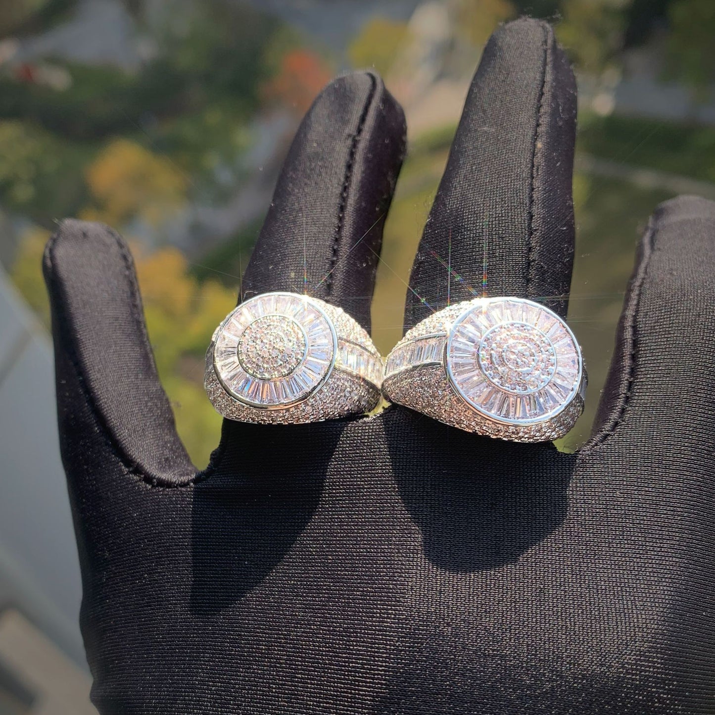 Iced Out Circle Ring