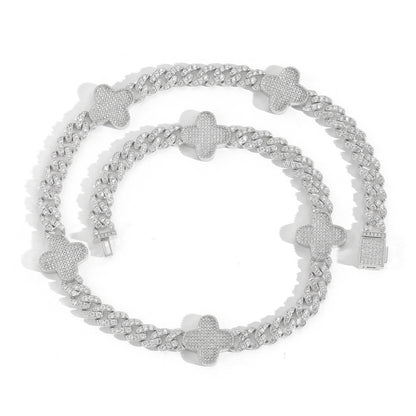 Hip Hop Fashion Cubic Zirconia Necklace for Men