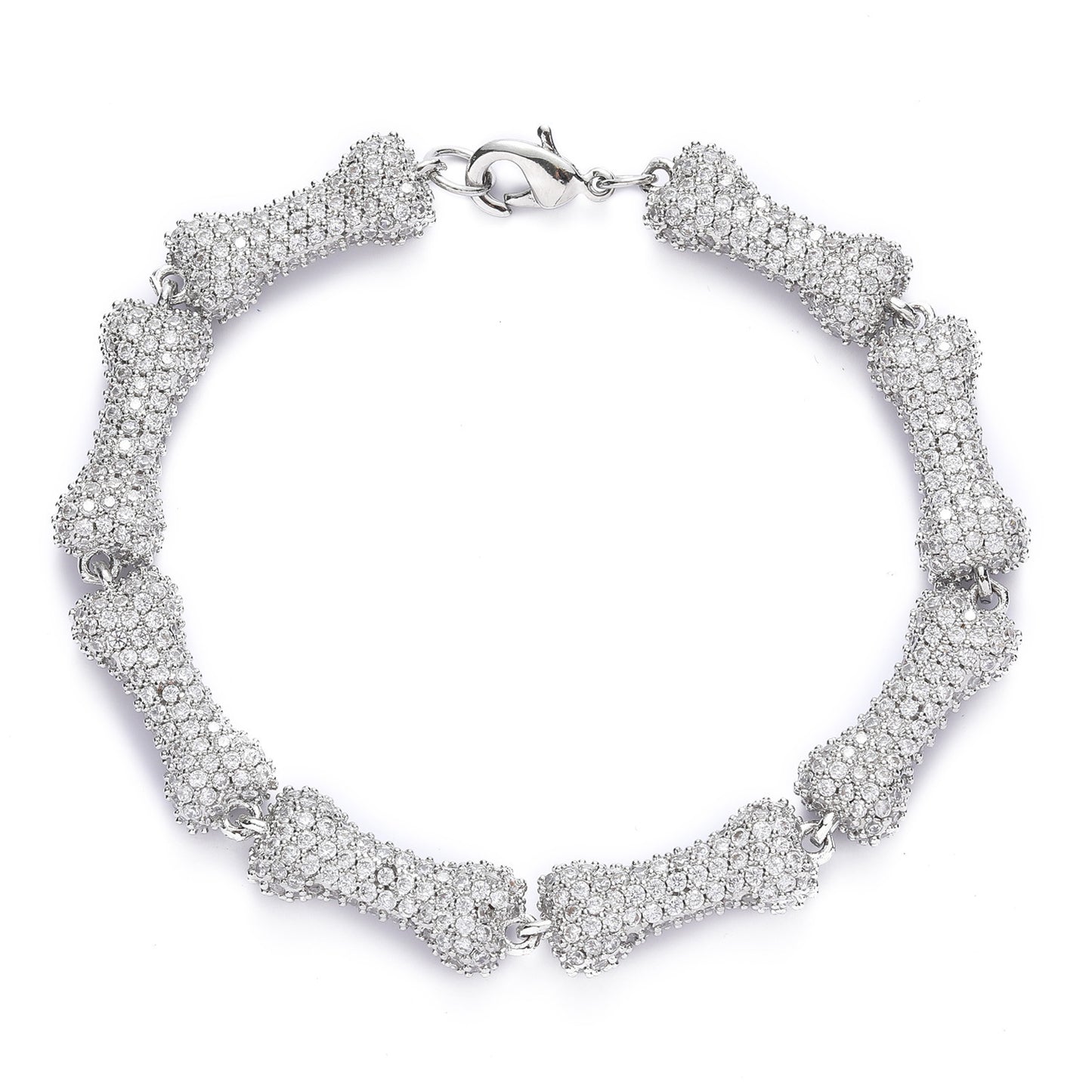 Hip Hop Fashion Cubic Zirconia Bracelet for Men and Women