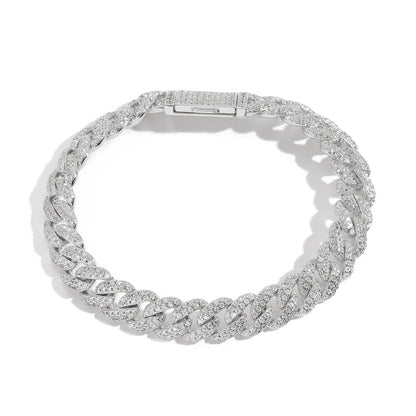 Hip Hop Minimalist Cuban Link Copper Bracelet for Men