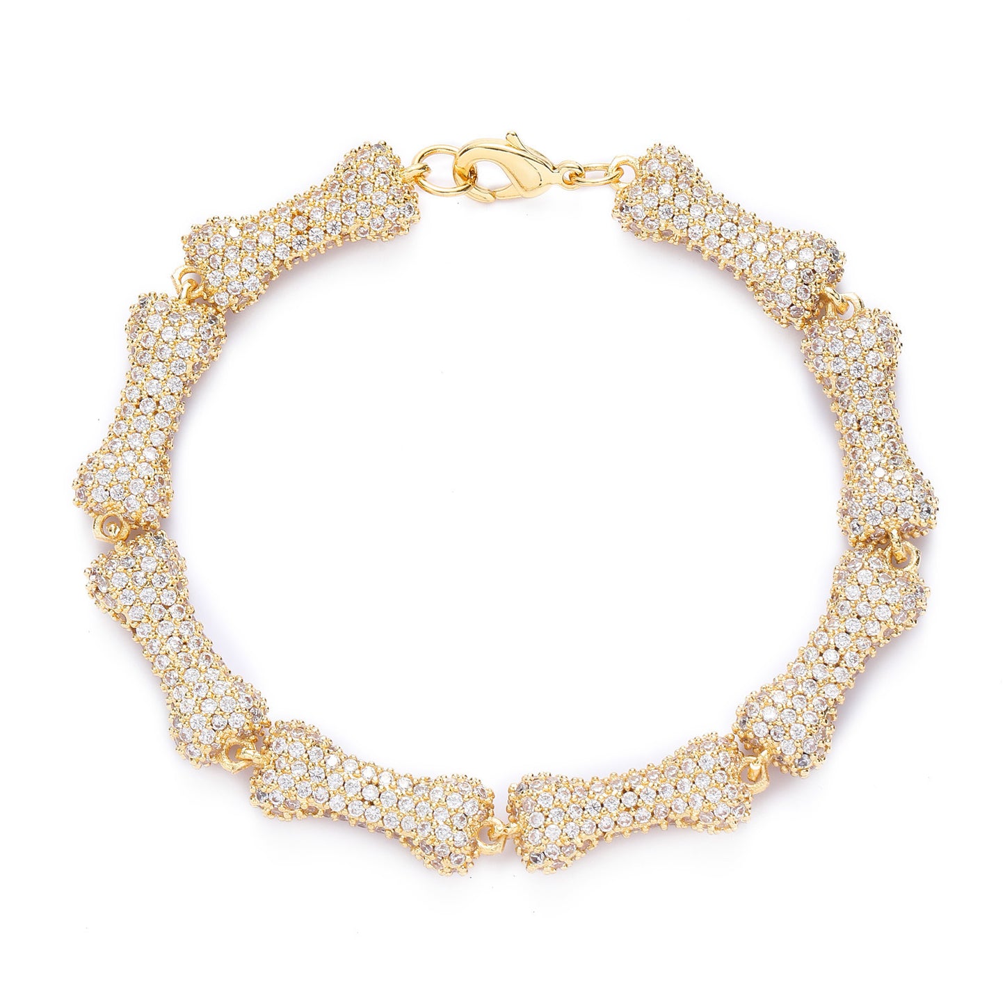 Hip Hop Fashion Cubic Zirconia Bracelet for Men and Women