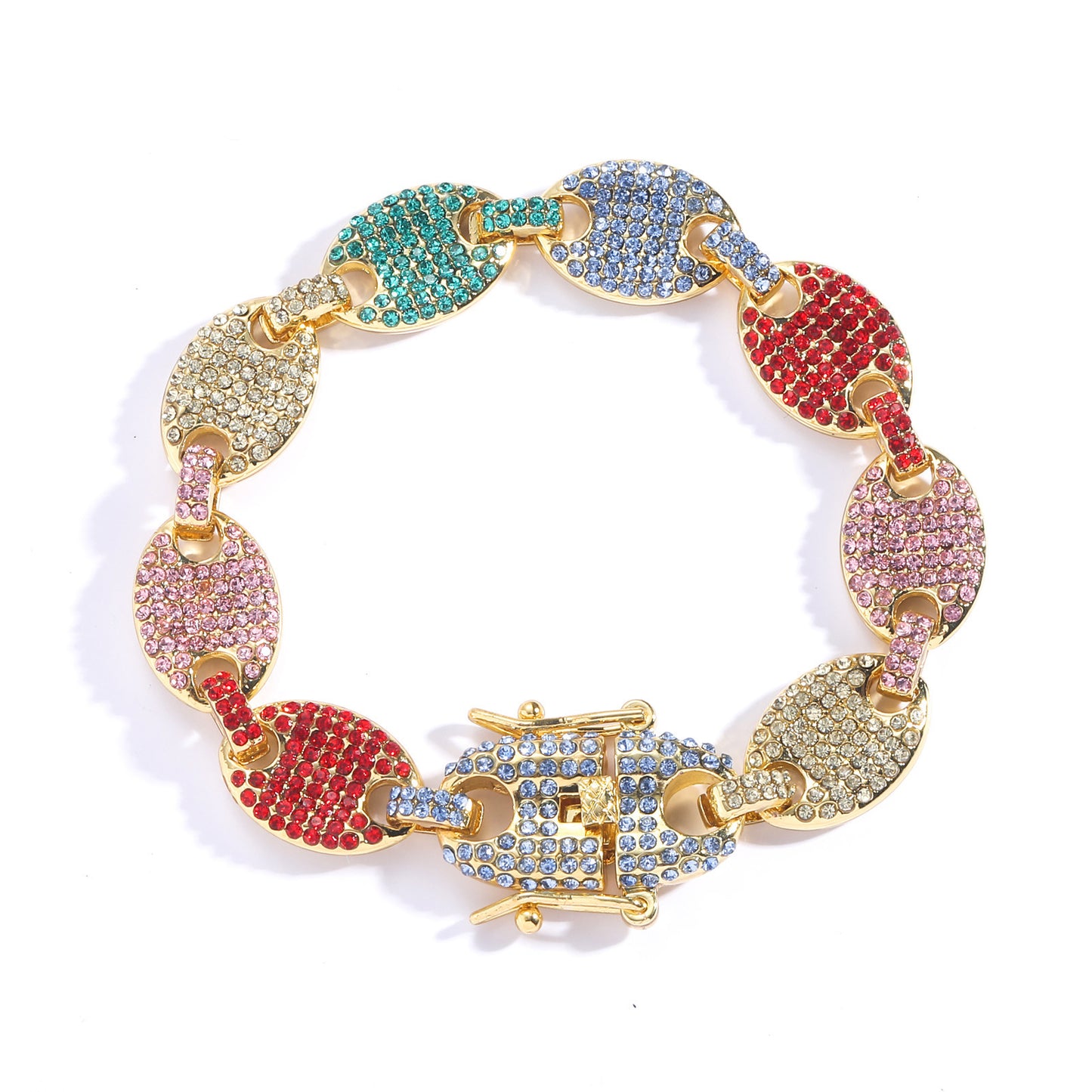 Hip Hop Fashion Alloy Bracelet for Men