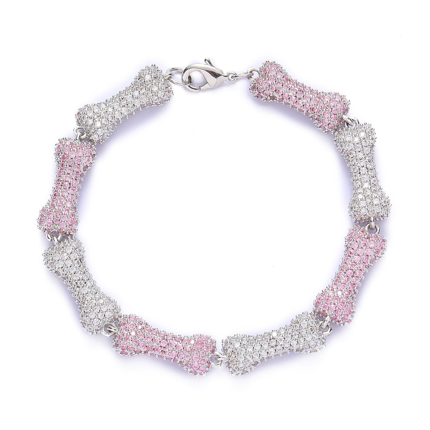 Hip Hop Fashion Cubic Zirconia Bracelet for Men and Women