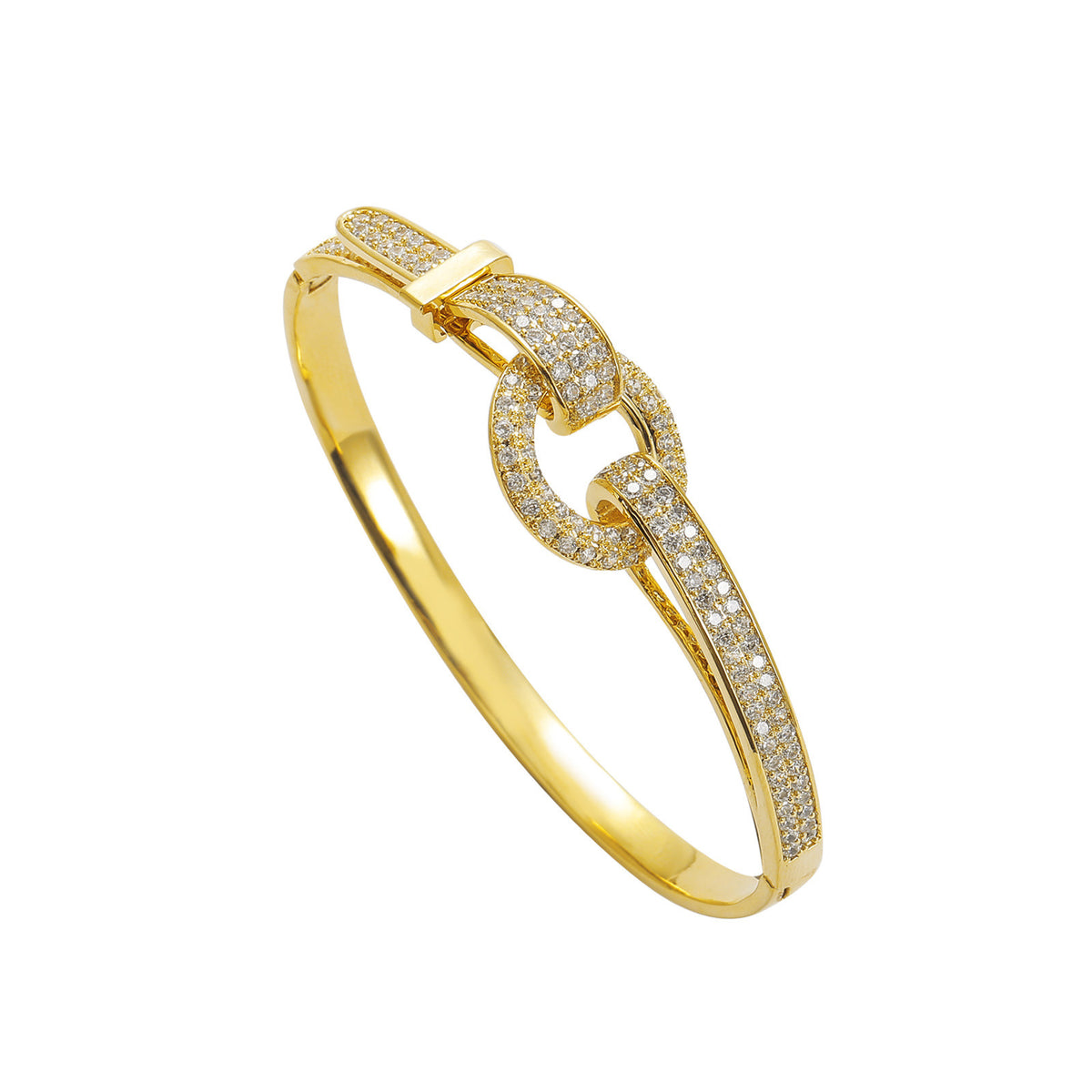 Hip Hop Cuban Link Copper Bracelet for Men and Women product image