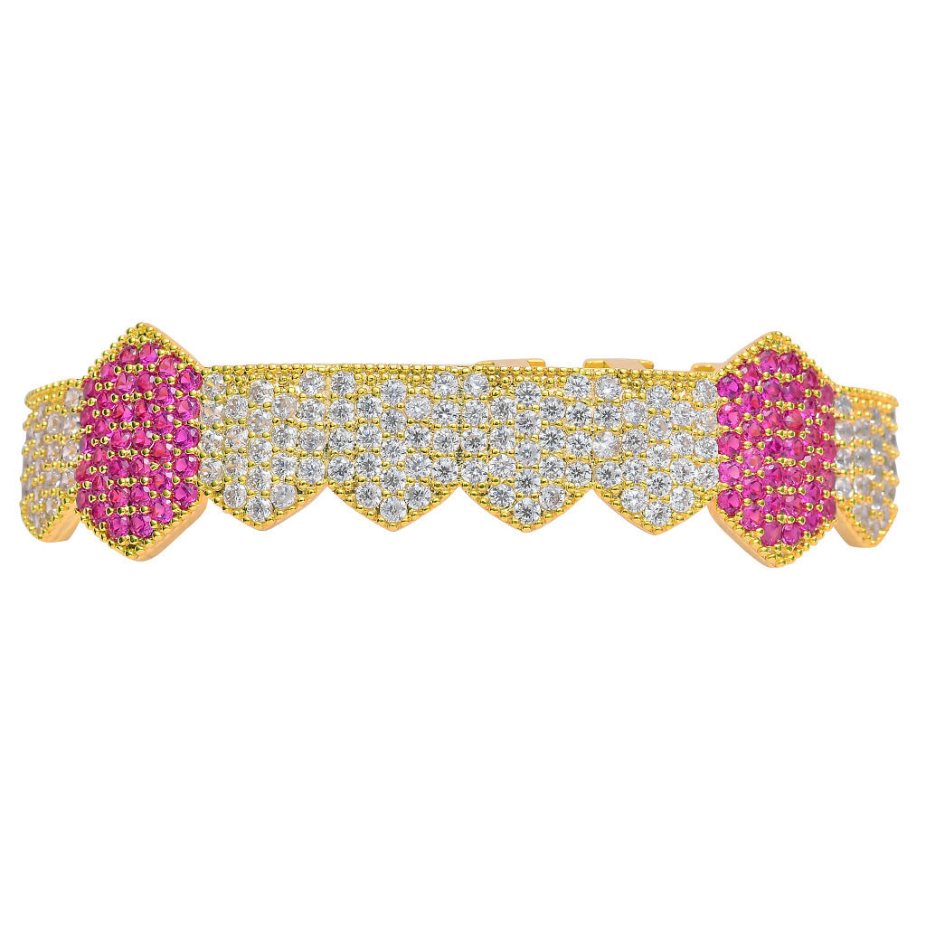 Hip Hop Cuban Link Copper Bracelet for Men and Women