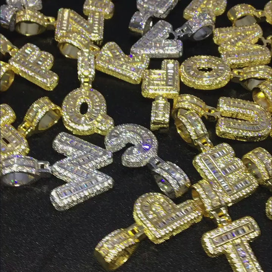 Initial CZ Pendant Necklace product image